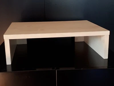 Porta Tv supporto Rialzo  televisore porta dvd decoder Vcr  Acero  su misura - Immagine 1 di 3