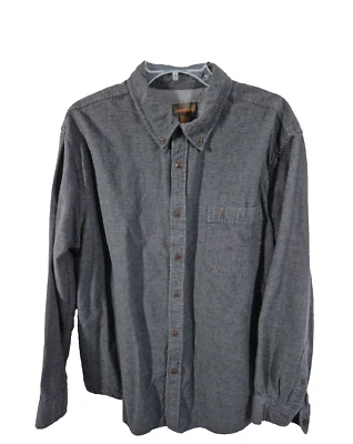 Northwest Territory Shirt Mens XL Gray Flannel Long Sleeve Button Up - Image 1 of 4