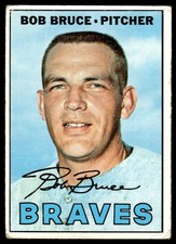 1967 Topps Bob Bruce Atlanta Braves #417B