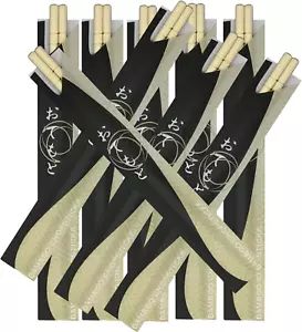 200 round Separated Disposable Chopsticks | Best for Sushi | Bamboo Wooden Ch... - Picture 1 of 12