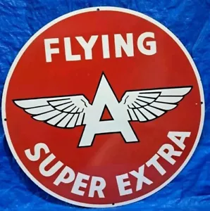 Flying Porcelain Enamel Sign 30x30 Inches Single Side - Picture 1 of 2