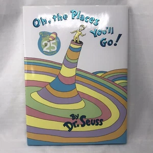 Dr. Seuss OH THE PLACES YOU'LL GO! 25th Anniversary Edition HC w/ Dust Jacket - Picture 1 of 4