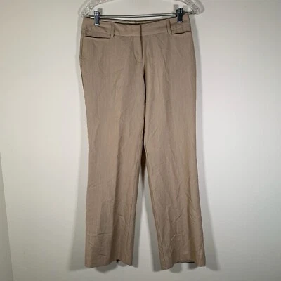 Calça social feminina Metaphor Petite 4 bege Courtney bootcut W 29” R 8” I 29,5” - Imagem 1 de 4