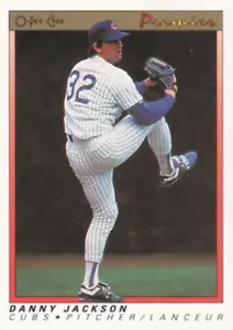 #68 Danny Jackson - Chicago Cubs - 1991 O-Pee-Chee Premier Baseball - Picture 1 of 1