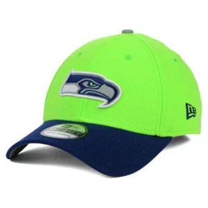 Seattle Seahawks New Era 39Thirty Hat - Neon - Picture 1 of 1