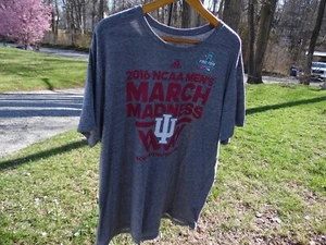 2016 NCAA Indiana IU men's basketball XXL t shirt March Madness - Picture 1 of 2