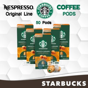 Starbucks by Nespresso Caffè 50 Cialde Capsule Linea Originale Caramello Liscio - Foto 1 di 2