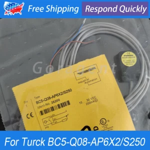 For Turck BC5-Q08-AP6X2/S250 Capacitive Proximity Switch 10-30VDC 200mA 5mm - Picture 1 of 5