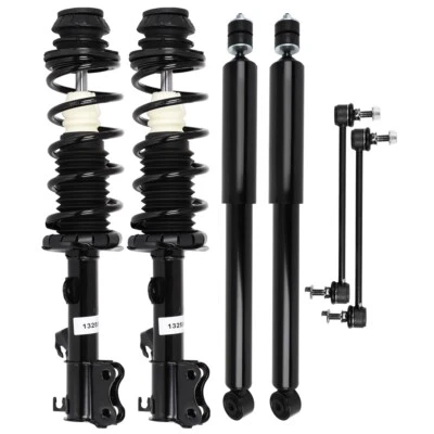 For 2012-2019 Nissan Versa Front Complete Struts Rear Shocks Sway Bars Kit Foto 1 de 4