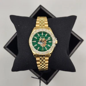 Timex X Jacquie Aiche Legacy Malachite Tribe Eye Flower Uhr 36mm - Bild 1 von 6