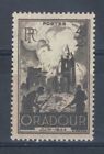 Frankreich 1945 Zerstörung von Oradour-sur-Glane Briefmarke. Neuwertig mit Sg 954