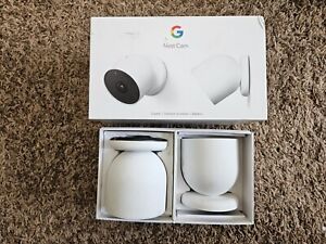 Google Nest Cam 2-Pack Battery Wireless Indoor Outdoor Smart Security Camera