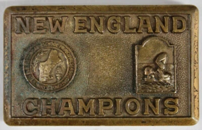 Original 1968 New England Swimming Champions Portland High School Belt Buckle - Image 1 of 3