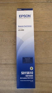 EPSON LQ-690 RIBBON CARTRIDGE - P/N S015610 / S015555 - £10.00 + VAT - Picture 1 of 1