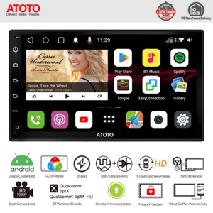 ATOTO S8 Premium 7IN Android Car Stereo 2DIN w/ Wireless CarPlay & Android Auto - Picture 1 of 6
