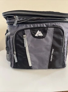 OZARK TRAIL LUNCHBAG/ BLACK/GREY/ WITH STRAP! Top Zipper Missing - Picture 1 of 13