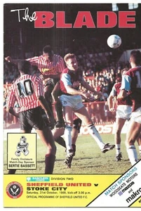 Football Programme SHEFFIELD UNITED v STOKE CITY Oct 1989 - Picture 1 of 1