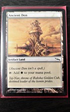 Magic the Gathering - Ancient Den. Common plains land, Mirrodin set of 4 