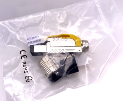1- Shielded FTP Tool-free Plug Cat8 RJ45 Ethernet Connector 40G CON-TLC8SFT-YL - Image 1 of 3