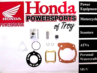 NEW GENUINE HONDA OEM PISTON KIT W/TOP END GASKETS  2003-2004 CR85R  CR85RB * - Image 1 of 3