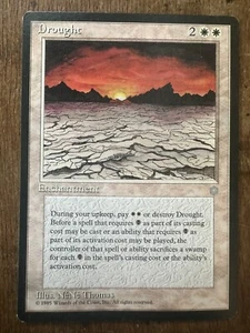 MTG Magic the Gathering Drought (21/383) Ice Age LP - Picture 1 of 2