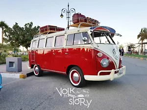 Happich External Sun Visor for VW T2 /Type 2 Splits screen T1 bus / BLUE CLOR - Picture 1 of 4