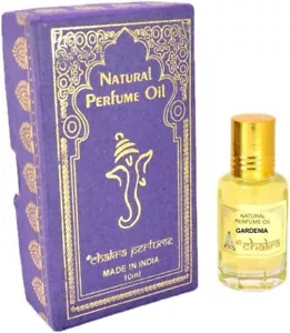 RSGL Chakra Natural Gardenia Fragrance Perfume Oil, 10ml/0.33 fl.oz - Picture 1 of 3