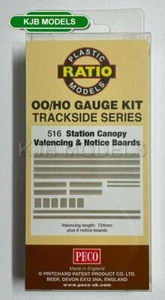 Nueva en caja cenefa de estación con relación calibre 516, tableros de anuncios - kit de plástico - Imagen 1 de 2