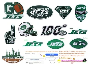 Parches deportivos bordados New York Jets hierro, coser (seleccionar opciones)✈tailandés por USPS - Imagen 1 de 25