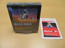 NES Nintendo, Mach Rider-Bees Graves-OVP-Top-PAL