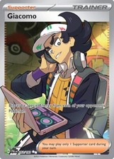 Giacomo - 252/193 - Pokemon Paldea Evolved Full Art Ultra Rare Card NM