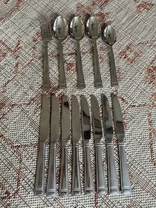 Cambridge stainless China flatware Jenna Mirror lot of 13 pieces  - Picture 1 of 7