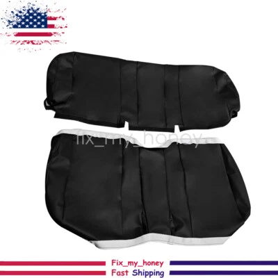 New Black Seat Cover For John Deere Gator Bench XUV HPX 625i 825i 855D 855D S4 Foto 1 de 4