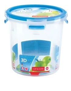 Emsa Clip&Close 3D Perf Clean Frischhaltedose Frischhaltebox Vorratsdose rund 2L - Bild 1 von 1