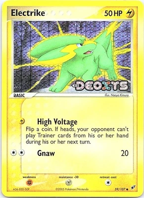 Electrike 059/107 Reverse Holo - EX Deoxys - NM - Image 1 of 2