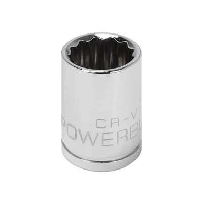 Powerbuilt 3/8 Inch Drive x 9/16 Inch 12 Point Shallow Socket - 641005 - Image 1 of 4
