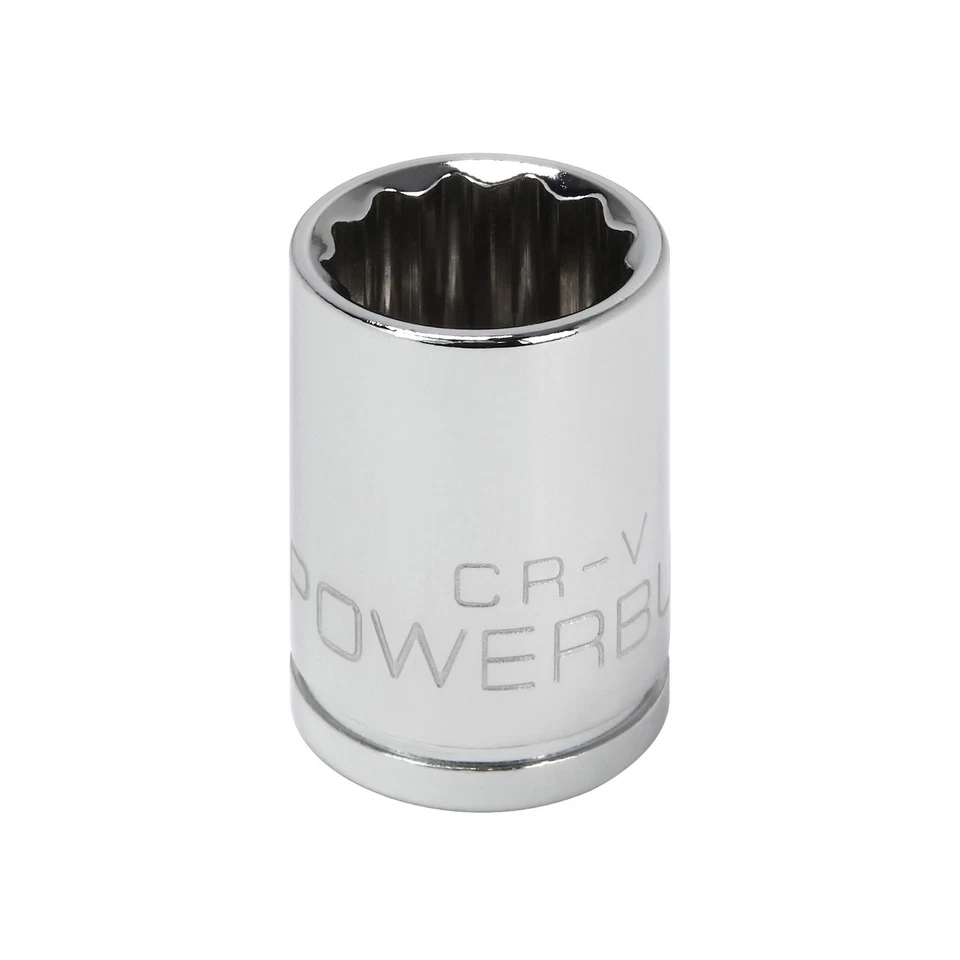 Powerbuilt 3/8 Inch Drive x 9/16 Inch 12 Point Shallow Socket - 641005 - Image 1 of 4