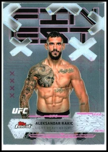 Topps Finest UFC Common #62 2025 Aleksandar Rakic - Imagen 1 de 2