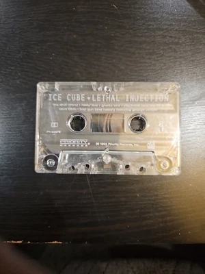 ICE CUBE Cassette Tape LETHAL INJECTION 1993 Rap Hip Hop LOOSE NO ART Rare - Image 1 of 3