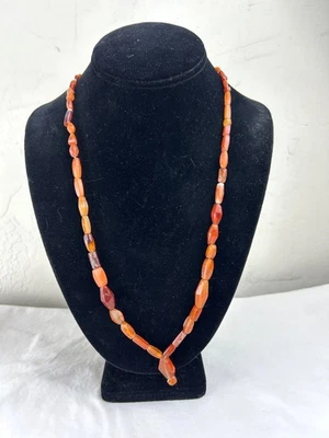 Древние бактрийские полосатые агатовые и сердоликовые бусины - Изображение 1 из 4