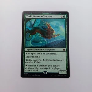 Toski, Bearer of Secrets MTG Rare Murders of Karlov Manor Commander Squirrel - Picture 1 of 2