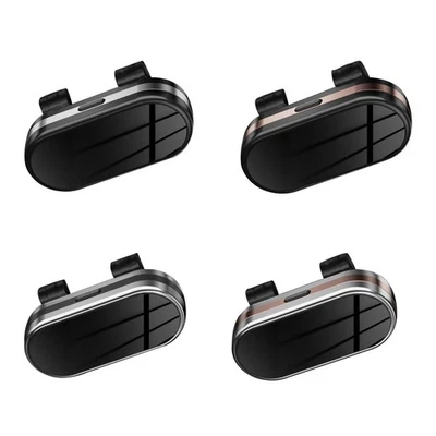 Caja de almacenamiento de gafas de sol para visera de coche ahorro de espacio conveniente caja protectora Foto 1 de 2