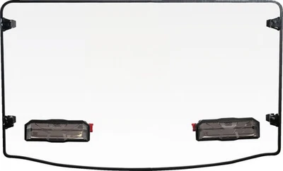 Seizmik para-brisa Versa-Vent sem ferramentas - policarbonato revestido duro 50-54921KIT - Imagem 1 de 3