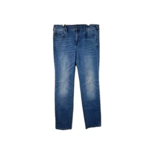 True Religion Tony Jeans Herren Größe 32 W Blau Skinny Fit Denim Stretch Mid Wash - Bild 1 von 23