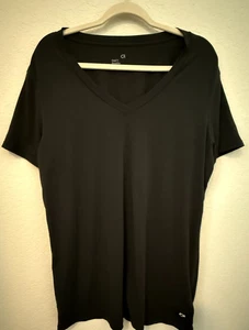 T-shirt donna Gap Fit Breath nera morbida manica corta taglia XL alta - Foto 1 di 5