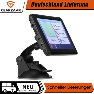 Navigationsgerät Auto EU Karten GPS-Navigation Auto LKW PKW 8G+128MB 5 Zoll - Bild 1 von 4