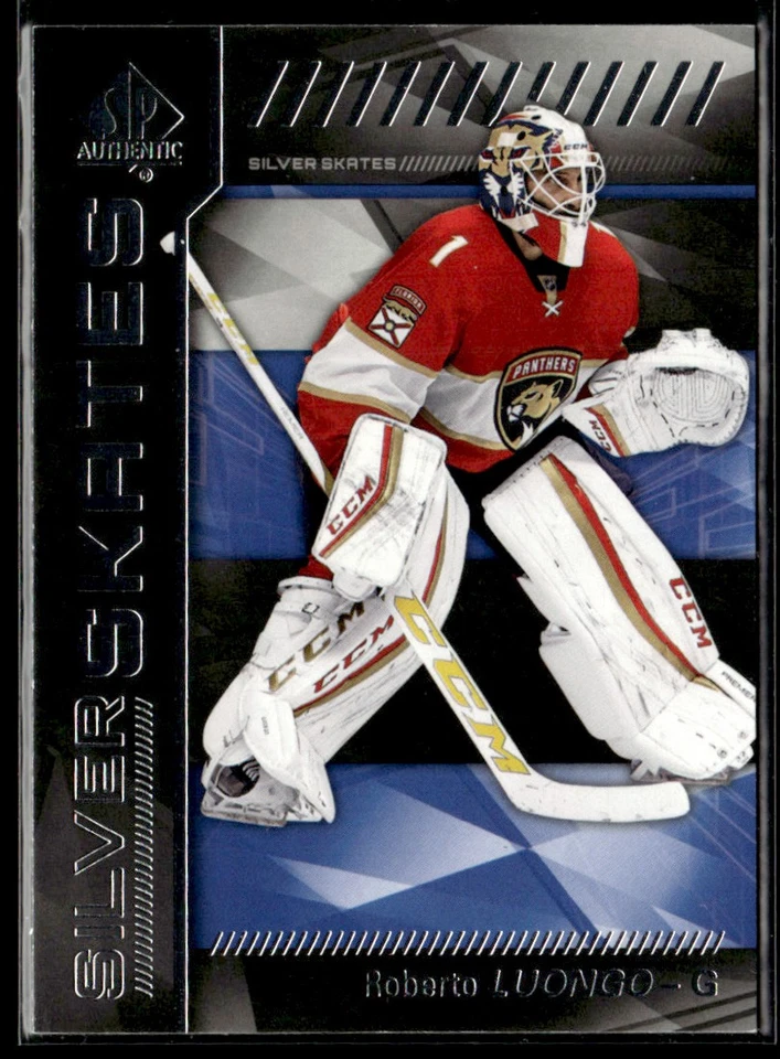 2016-17 UD SP Authentic Silver Skates Roberto Luongo #SS-RL - Image 1 of 2