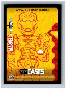 2007 Marvel Masterpieces / Iron Man #SC2 / Subcasts / 1:1 Insert / Skybox / UDE - Picture 1 of 6