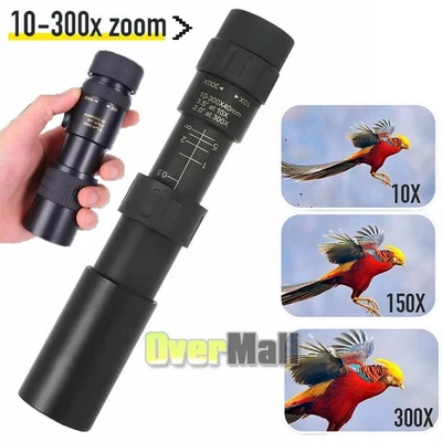 10-300X40mm Hd Monocular Telescope - Compact, Portable Scope For Hunting, Travel - Image 1 of 4