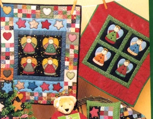 Little Quilt Collection Angels Quilt Patterns 4 Craft Shows OOP - Bild 1 von 3
